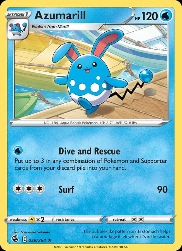 Azumarill – Fusion Strike 59