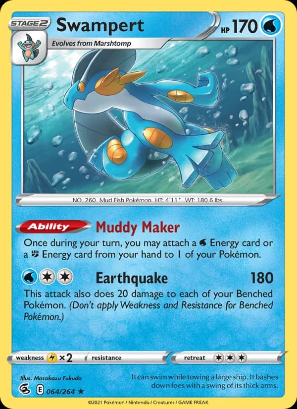 Swampert – Fusion Strike 64