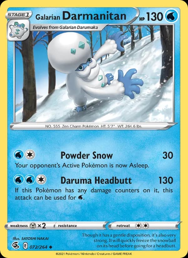 Galarian Darmanitan – Fusion Strike 72