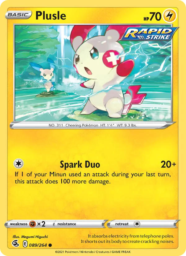 Plusle – Fusion Strike 89