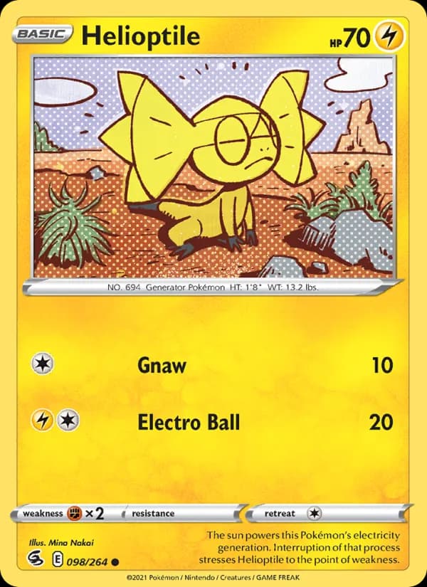 Helioptile – Fusion Strike 98