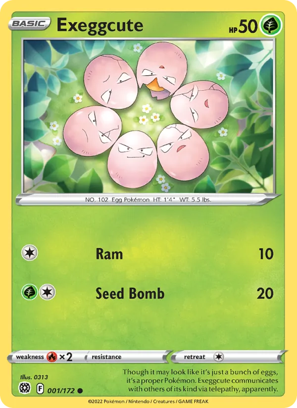 Exeggcute – Brilliant Stars 001