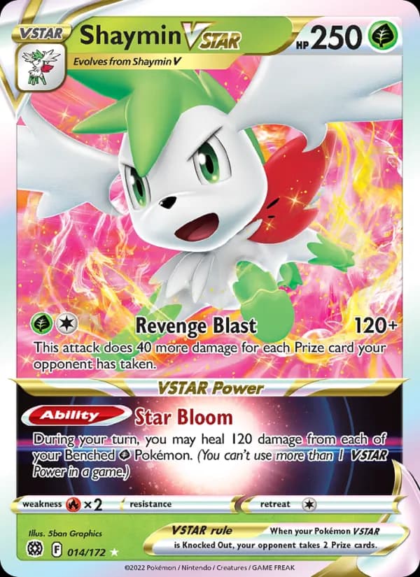 Shaymin VSTAR – Brilliant Stars 014