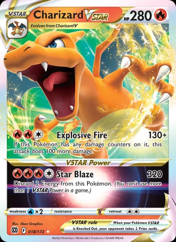 Charizard VSTAR – Brilliant Stars 018