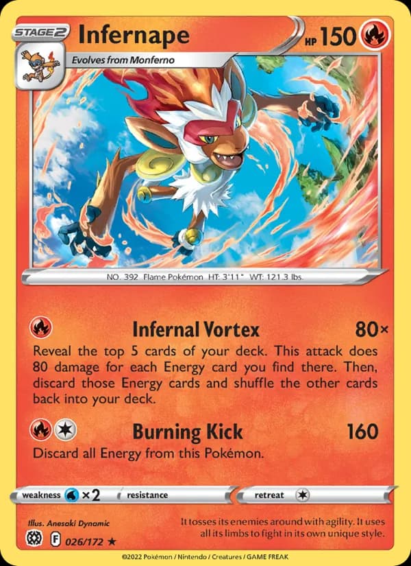 Infernape – Brilliant Stars 026