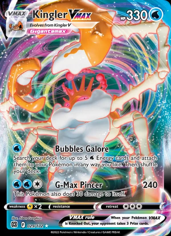 Kingler VMAX – Brilliant Stars 029