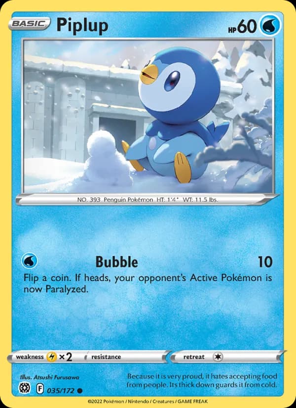Piplup – Brilliant Stars 035