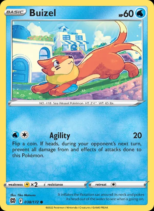 Buizel – Brilliant Stars 038