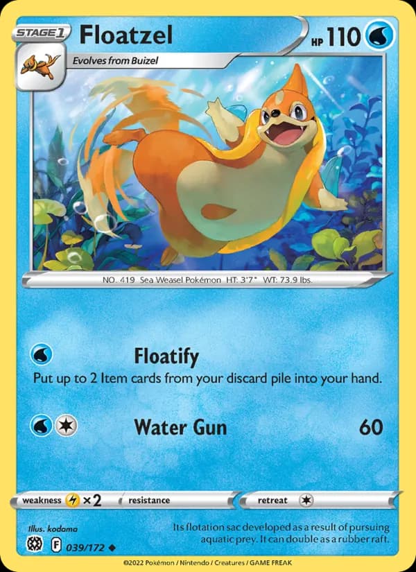 Floatzel – Brilliant Stars 039
