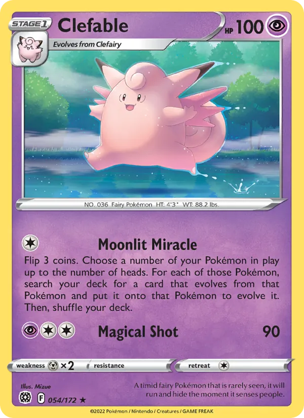 Clefable – Brilliant Stars 054