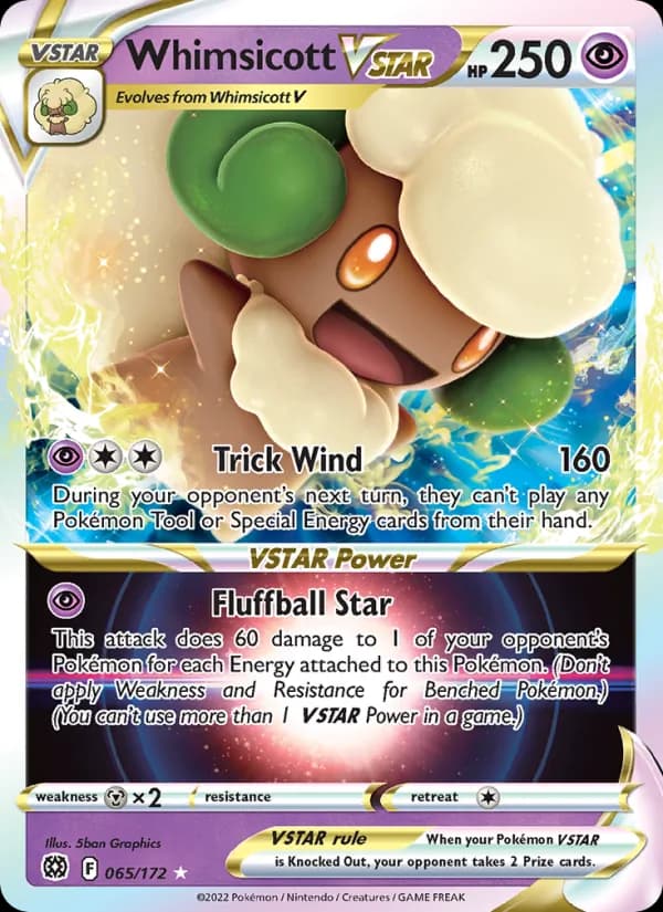 Whimsicott VSTAR – Brilliant Stars 065