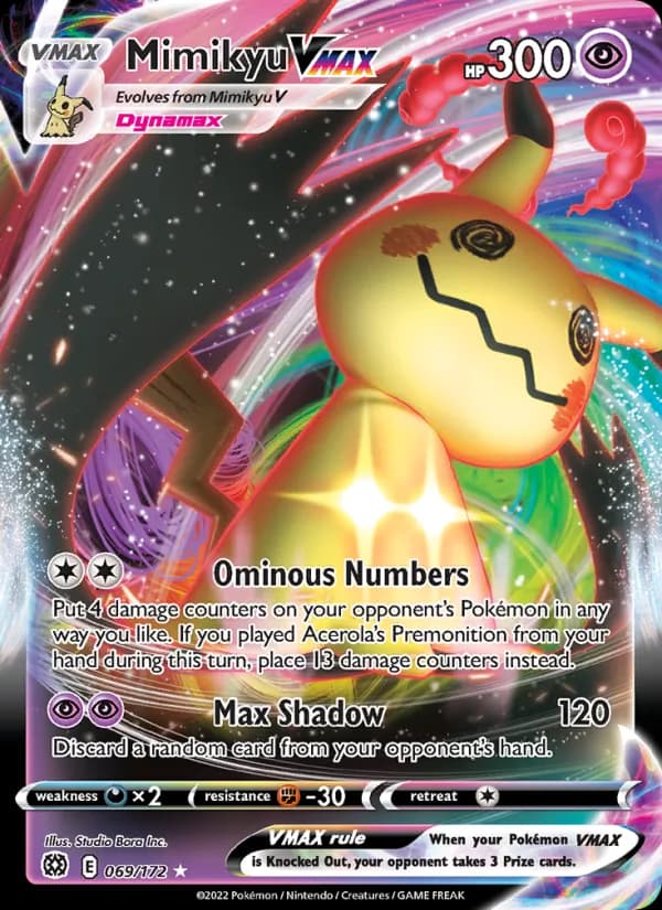 Mimikyu VMAX – Brilliant Stars 069