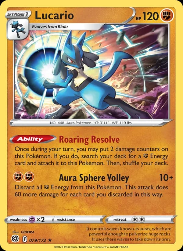 Lucario – Brilliant Stars 079