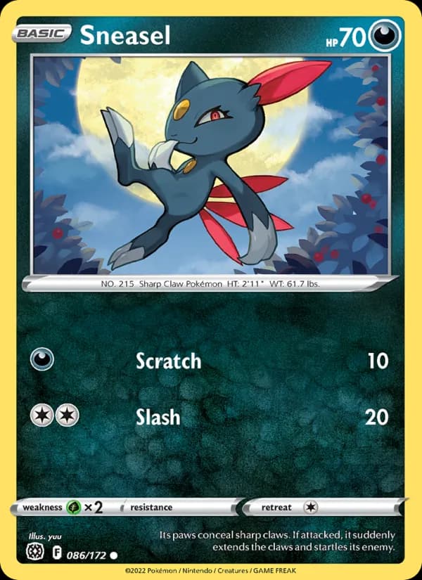 Sneasel – Brilliant Stars 086