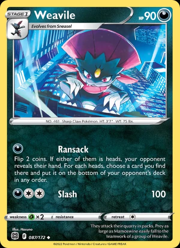 Weavile – Brilliant Stars 087
