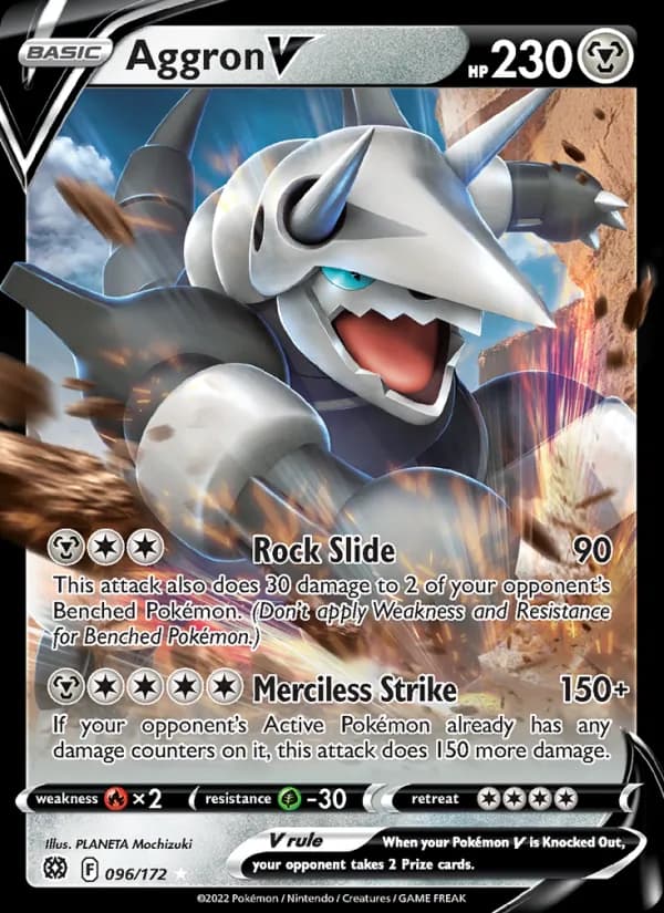 Aggron V – Brilliant Stars 096