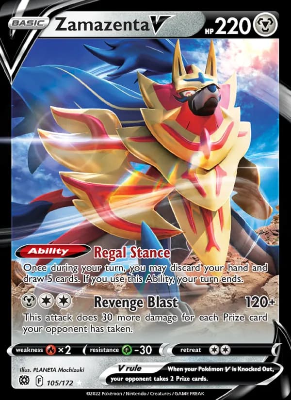 Zamazenta V – Brilliant Stars 105
