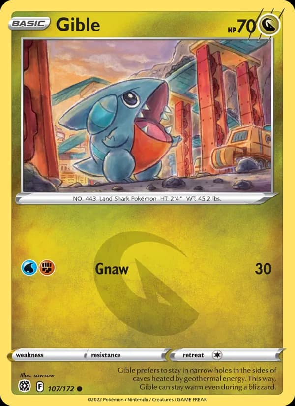 Gible – Brilliant Stars 107