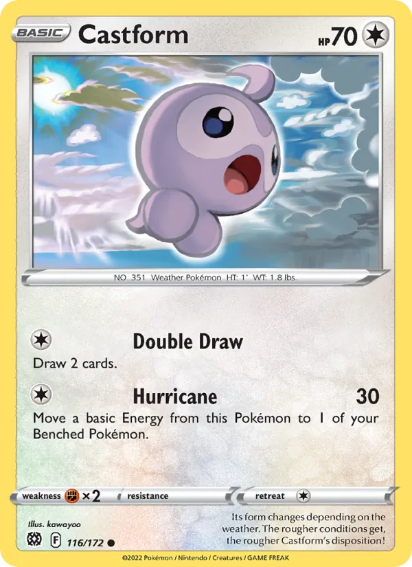 Castform – Brilliant Stars 116