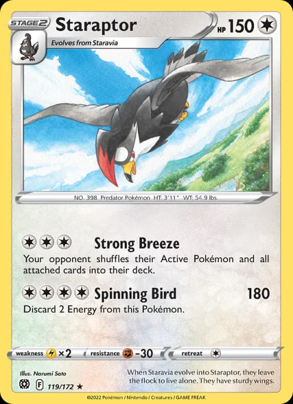 Staraptor – Brilliant Stars 119