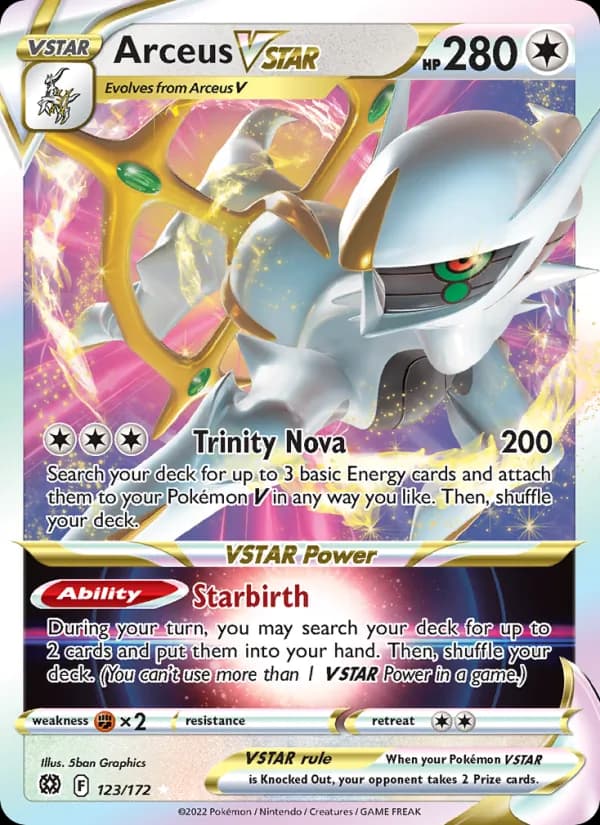 Arceus VSTAR – Brilliant Stars 123