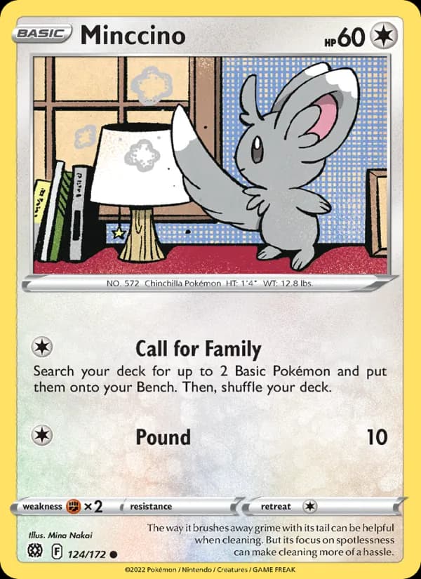Minccino – Brilliant Stars 124
