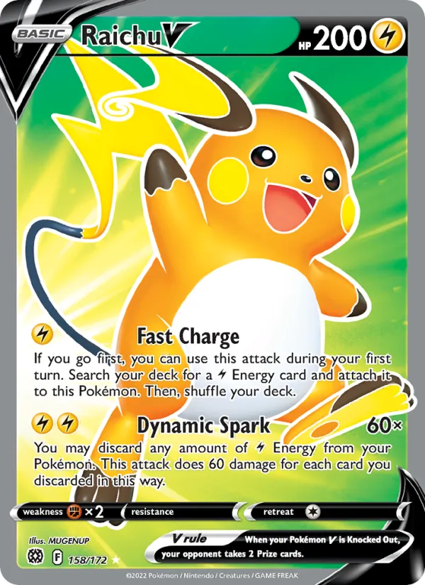 Raichu V – Brilliant Stars 158