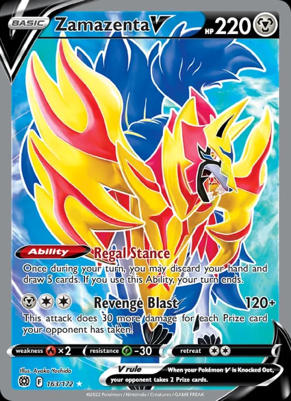 Zamazenta V – Brilliant Stars 163