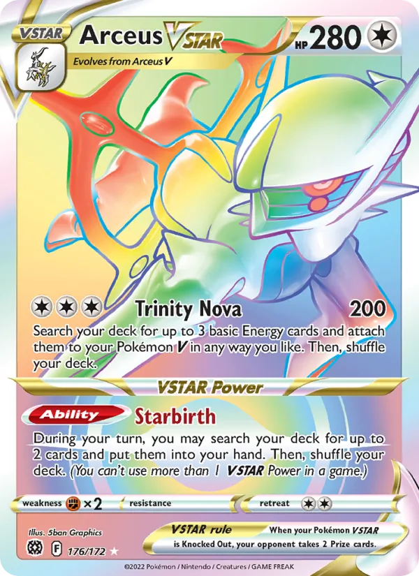 Arceus VSTAR – Brilliant Stars 176