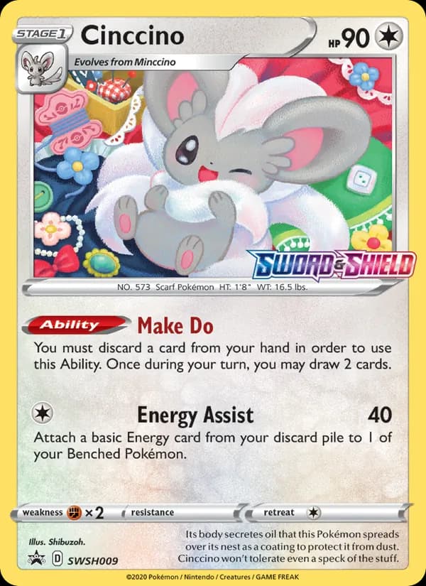 Cinccino – SWSH Black Star Promos SWSH009