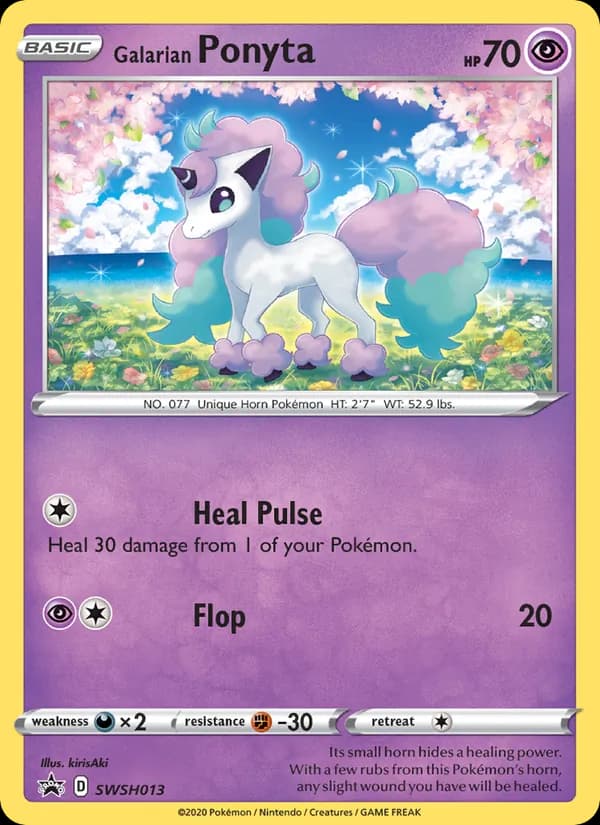 Galarian Ponyta – SWSH Black Star Promos SWSH013