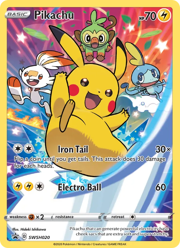 Pikachu – SWSH Black Star Promos SWSH020