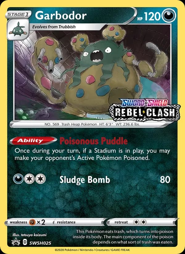 Garbodor – SWSH Black Star Promos SWSH025