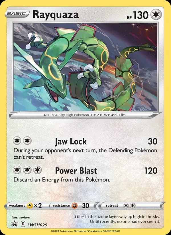 Rayquaza – SWSH Black Star Promos SWSH029
