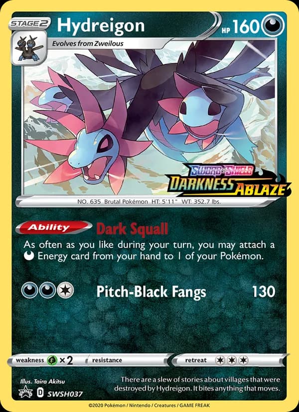 Hydreigon – SWSH Black Star Promos SWSH037
