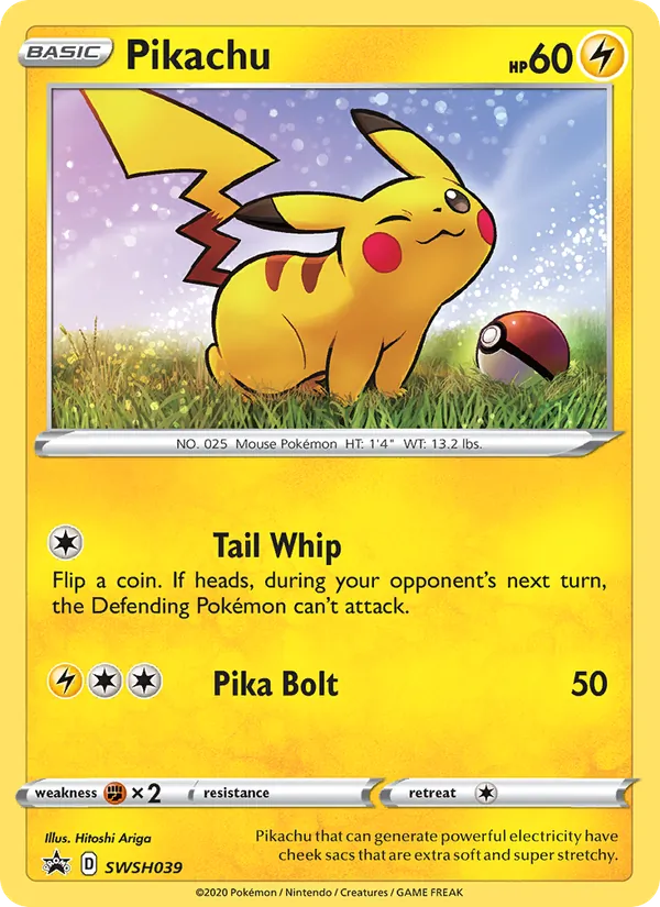 Pikachu – SWSH Black Star Promos SWSH039