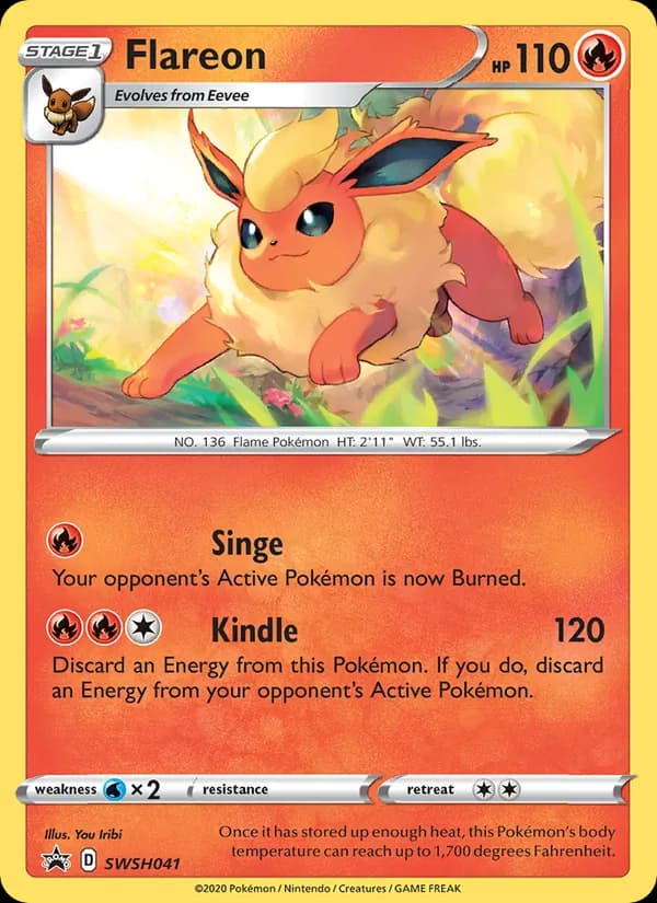 Flareon – SWSH Black Star Promos SWSH041