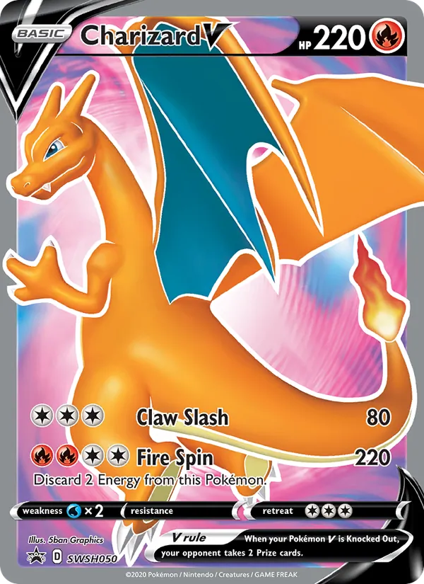 Charizard V – SWSH Black Star Promos SWSH050