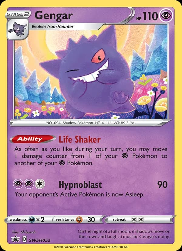 Gengar – SWSH Black Star Promos SWSH052