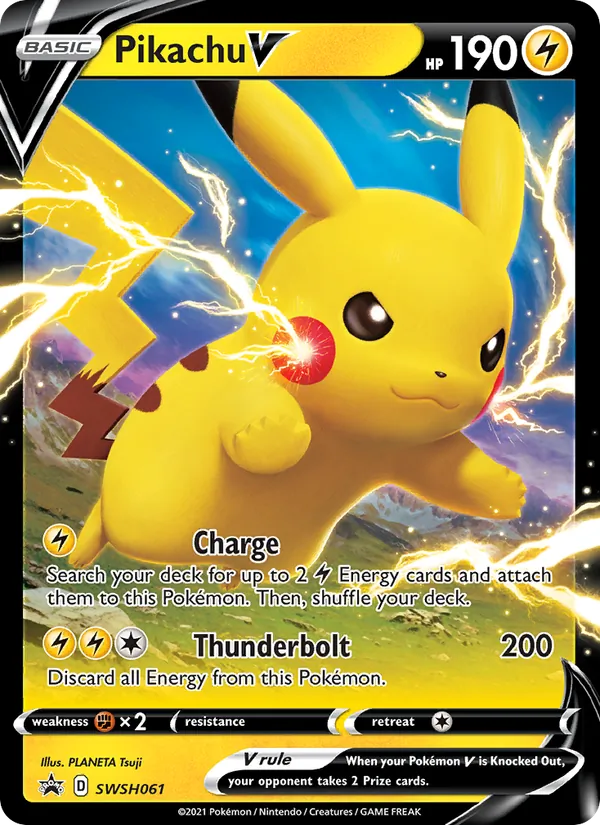 Pikachu V – SWSH Black Star Promos SWSH061