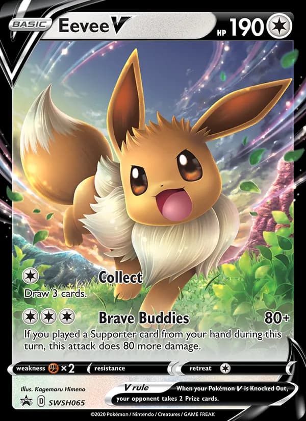 Eevee V – SWSH Black Star Promos SWSH065