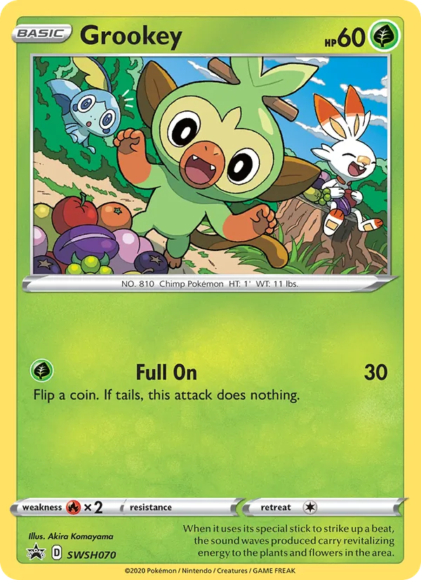 Grookey – SWSH Black Star Promos SWSH070