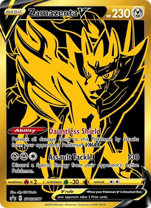 Zamazenta V – SWSH Black Star Promos SWSH077