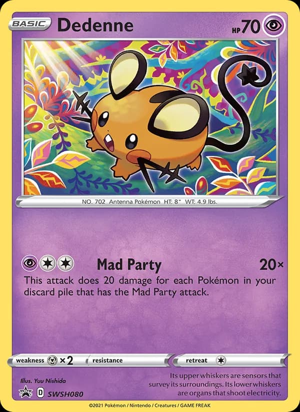 Dedenne – SWSH Black Star Promos SWSH080