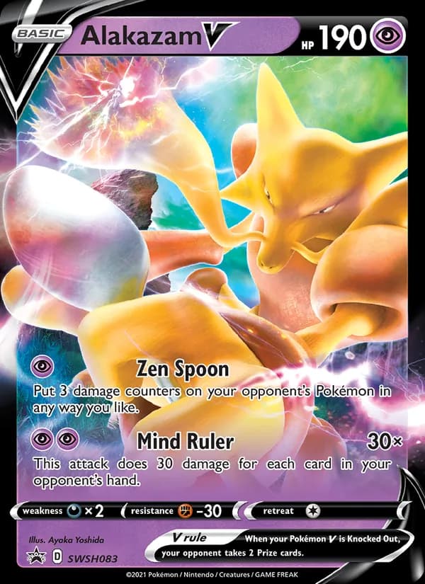 Alakazam V – SWSH Black Star Promos SWSH083