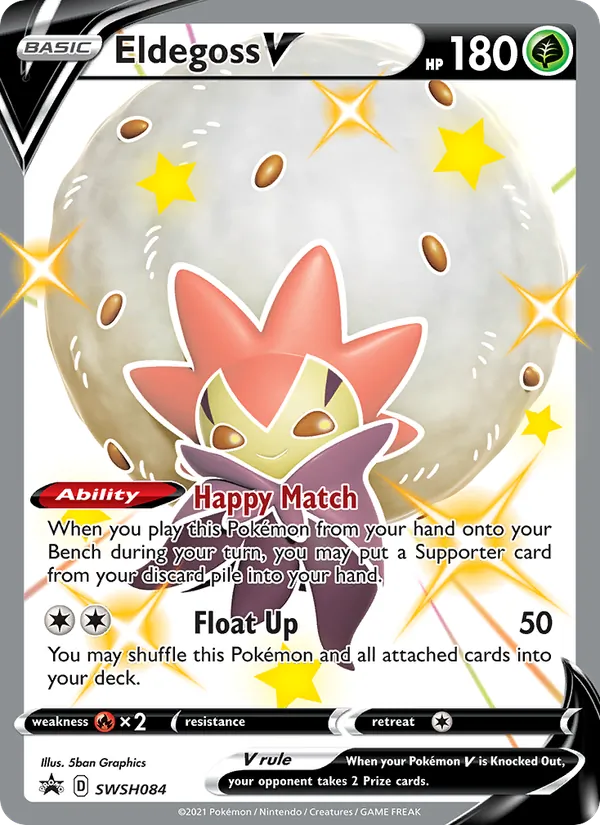 Eldegoss V – SWSH Black Star Promos SWSH084