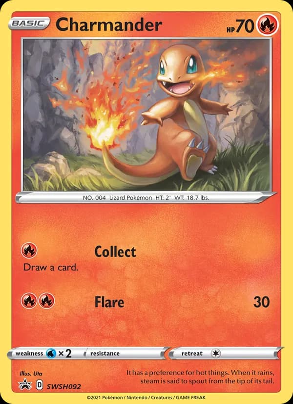 Charmander – SWSH Black Star Promos SWSH092