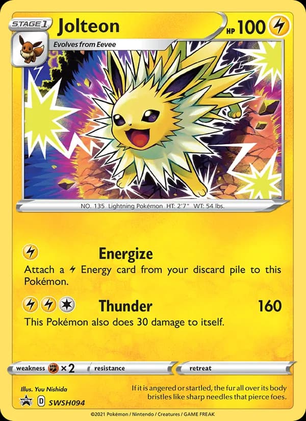Jolteon – SWSH Black Star Promos SWSH094