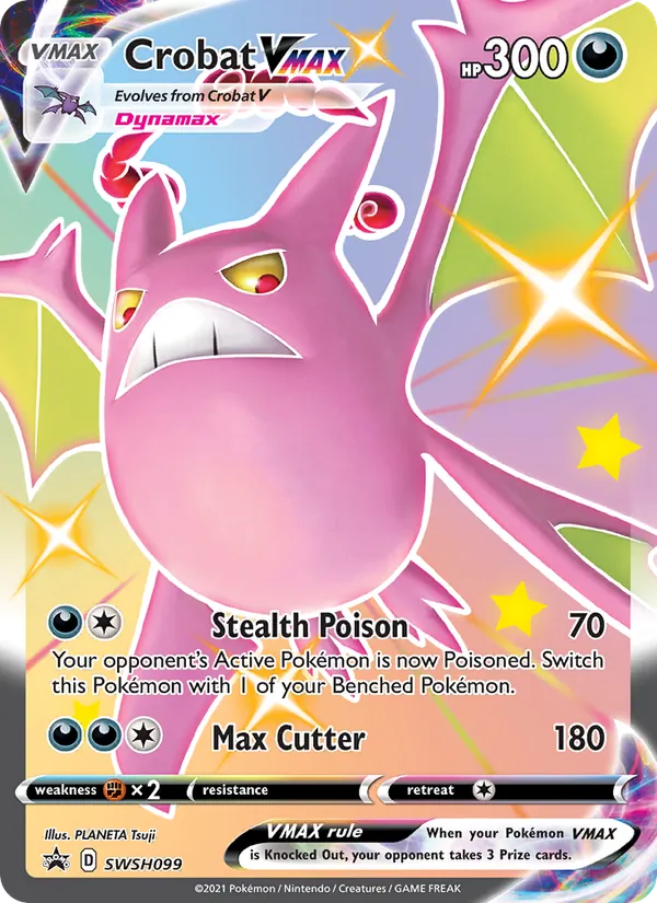 Crobat VMAX – SWSH Black Star Promos SWSH099