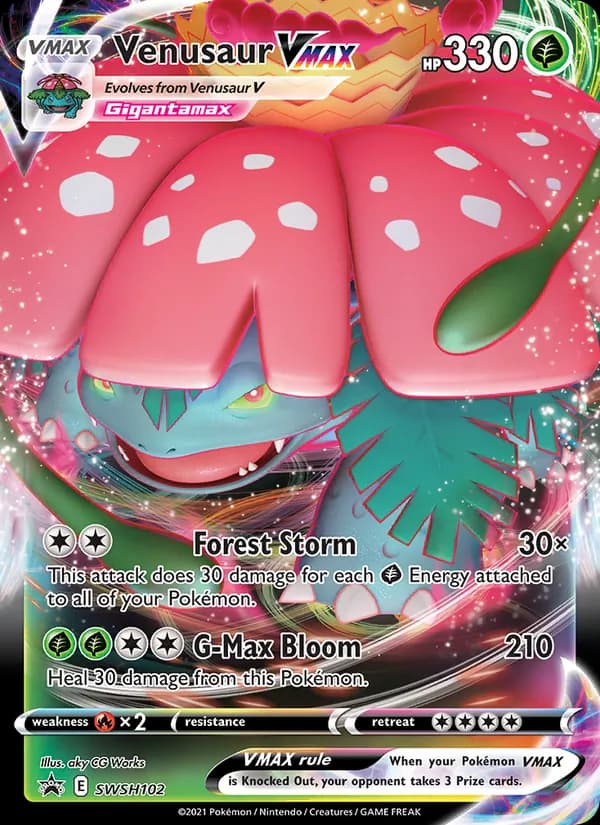 Venusaur VMAX – SWSH Black Star Promos SWSH102